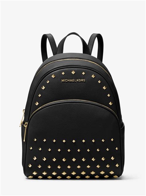 michael kors abbey medium pebbled leather backpack black one size|Amazon.com: Michael Kors Abbey Backpack.